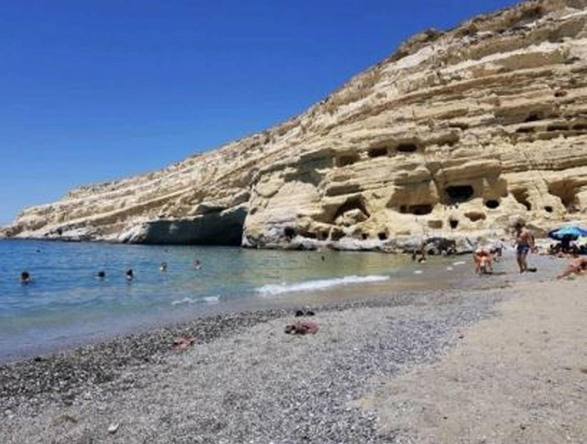 Stone House Elefteria Near Matala Beach Petrokefalion Экстерьер фото