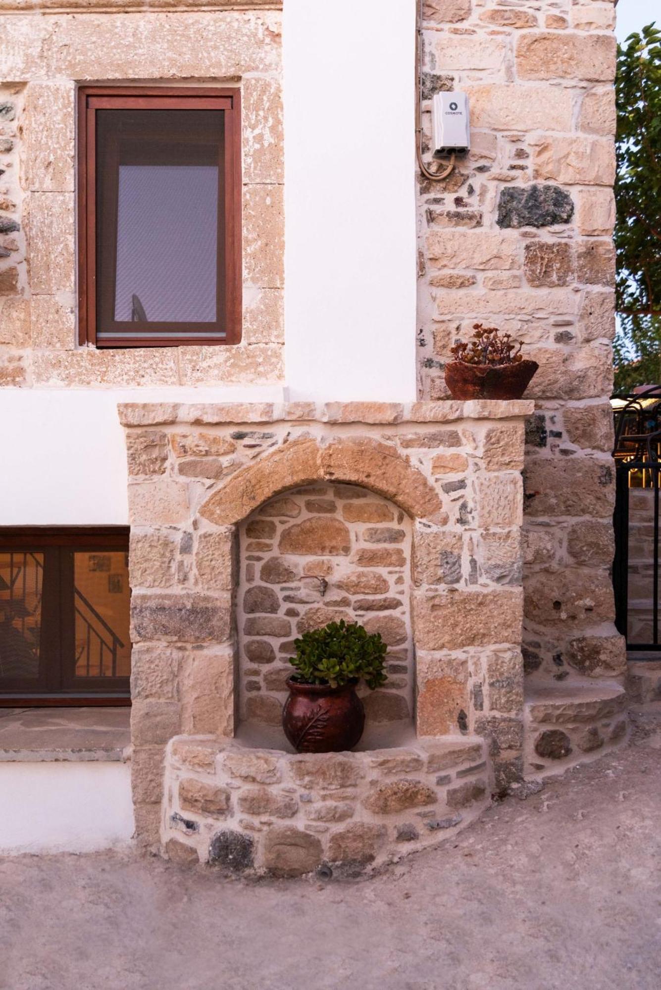 Stone House Elefteria Near Matala Beach Petrokefalion Экстерьер фото